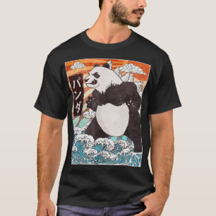 Camiseta Kaiju Panda Monstro Japonês