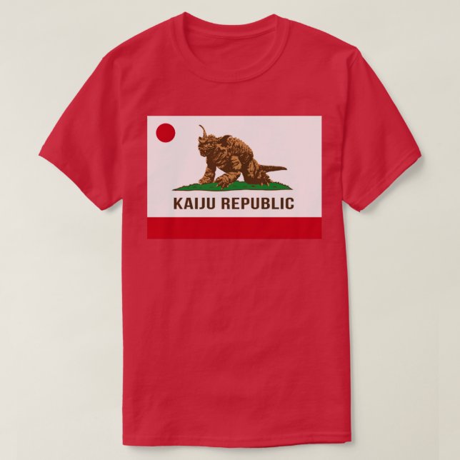 CAMISETA KAIJU REPÚBLICA BARAGON (Frente do Design)