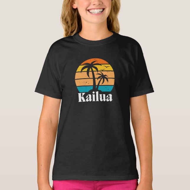 Camiseta Kailua Retro Vintage (Frente)