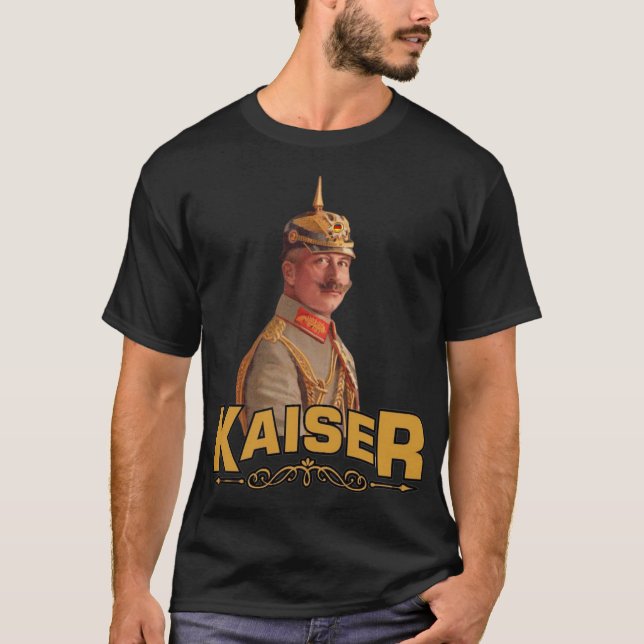 Camiseta Kaiser Guilherme II, Rei da Prússia  (Frente)