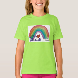 Camiseta Kaitlin, Roupa Americano de Garota,