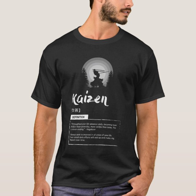 Camiseta Kaizen - Conceito Japonês Para Poster De Sucesso (Frente)