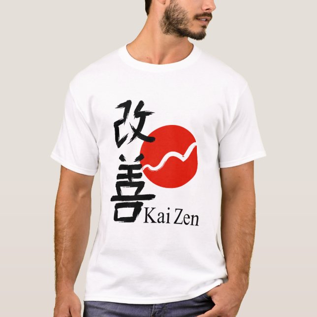 Camiseta Kaizen – Pequenos Passos, Grande Mudança (Frente)