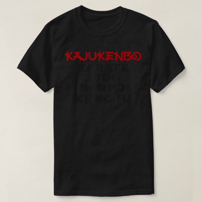 Camiseta Kajukenbo Karate Judo Kenpo Kung Fu Artes Marciais (Frente do Design)