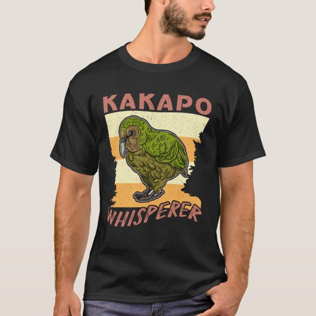 Camiseta Kakapo birds biologist birdwatchig ornithologist   (Frente)