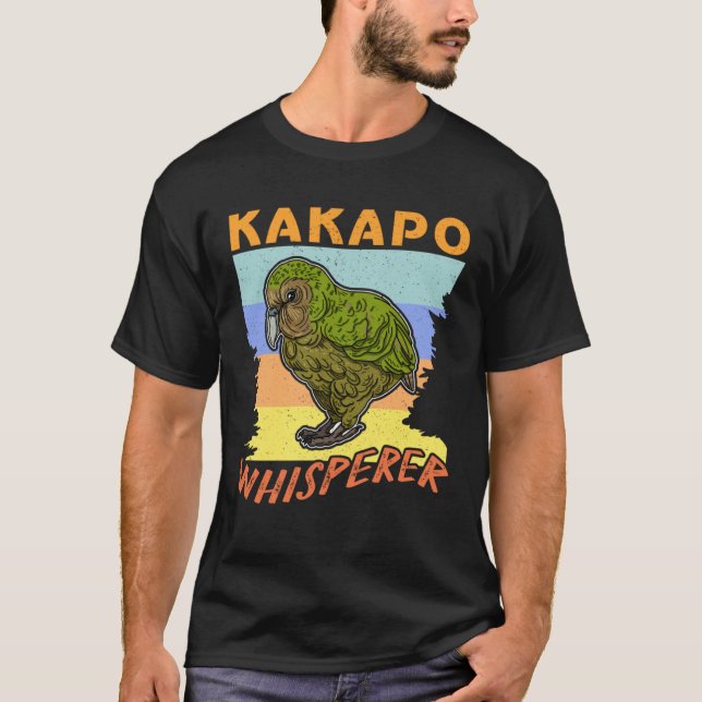 Camiseta Kakapo birds biologist birdwatchig ornithologist   (Frente)