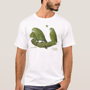 Camiseta kakapo e pintinhos