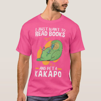 Camiseta Kakapo Pet E Lê Papagaio Sem Voo