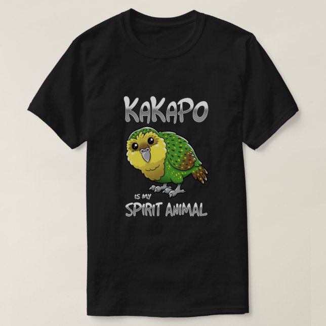 Camiseta Kakapo Spirit Animal Classic (Frente do Design)