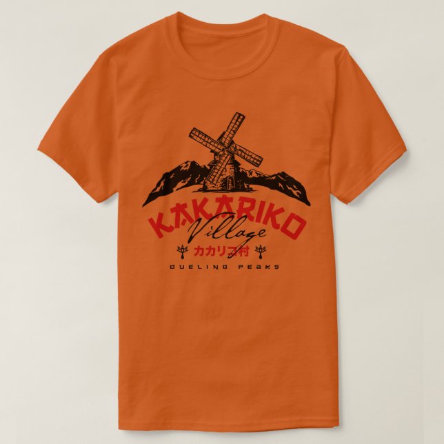 Camiseta Kakariko Village (Frente do Design)