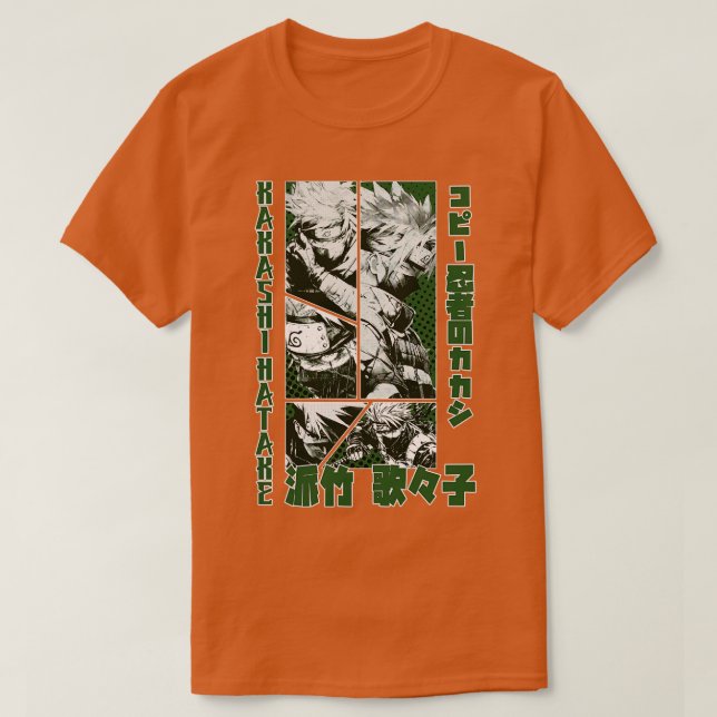 Camiseta kakashi 9 (Frente do Design)