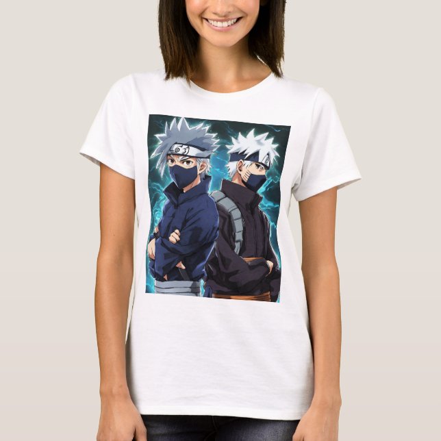 Camiseta Kakashi e gojo (Frente)