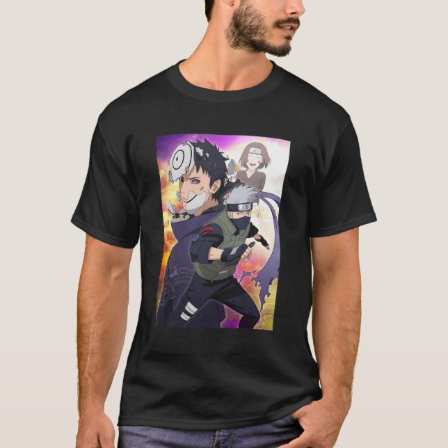 Camiseta Kakashi E Obito (Frente)