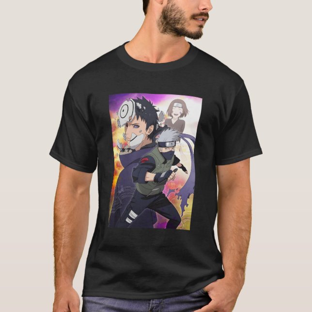 Camiseta Kakashi E Obito (Frente)