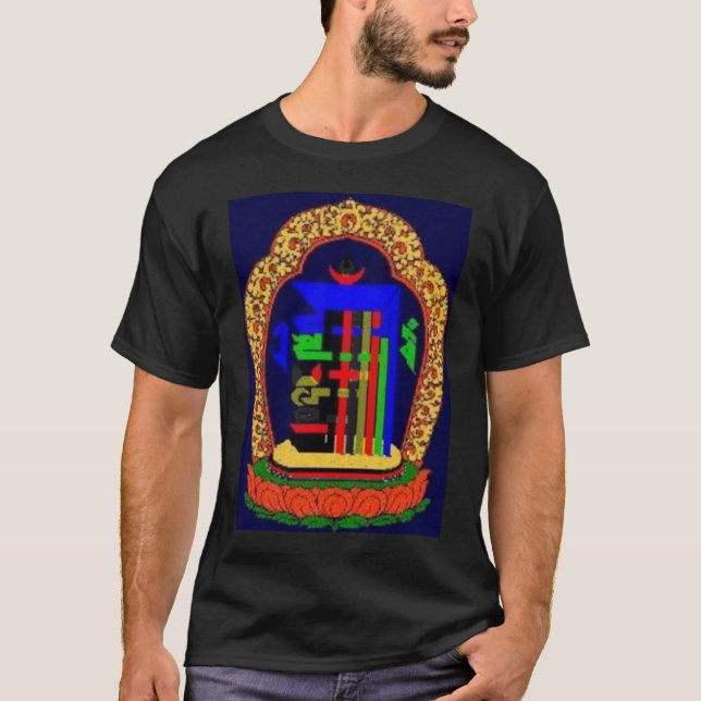 Camiseta kalachakra dobra-poderoso do namcu 10 (Frente)