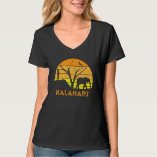 Camiseta Kalahari Desert Elephant Meerkat Sunset Safari Afr