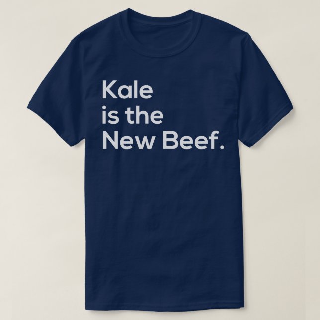 Camiseta Kale é o novo beef (Frente do Design)