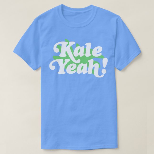Camiseta Kale Sim Admirável Design do Veganismo (Frente do Design)