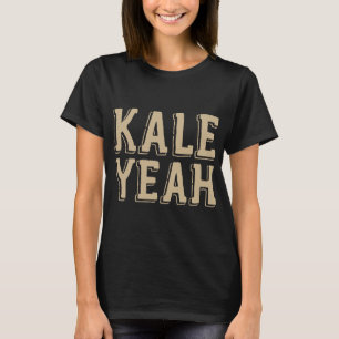 Camiseta Kale Sim Engraçado Vegetariano Engraçado Vegan Nat