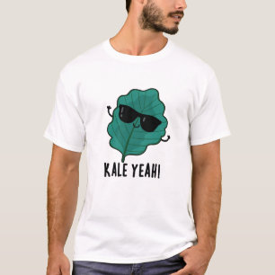 Camiseta Kale Sim Engraçado Veggie Pun