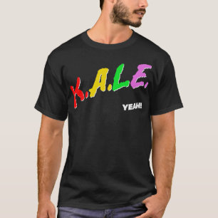 Camiseta Kale Sim, Estilo Retroativo dos anos 80, Design de