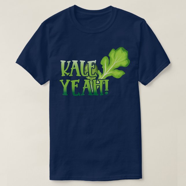 Camiseta Kale Yeah I'm Vegan For Vegetarian Plant Diet  (Frente do Design)