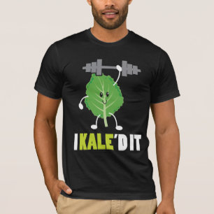 Camiseta Kaled ele - Gym da couve do vegetariano do Vegan