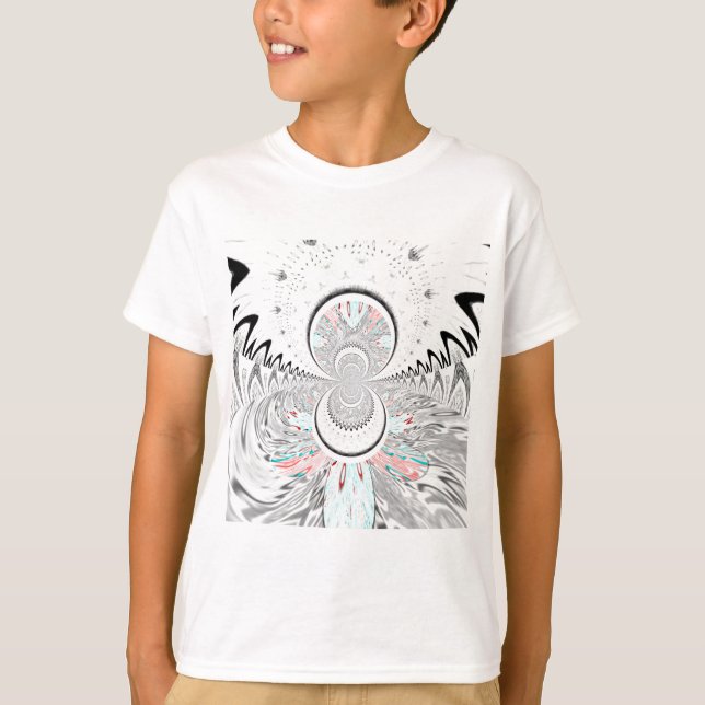Camiseta Kaleidoscope Impressão de Arte (Frente)