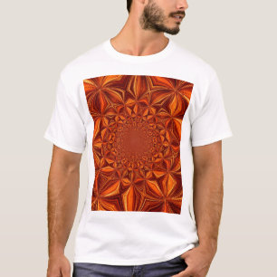 Camiseta Kaleidoscope Red Digital Art- 28503