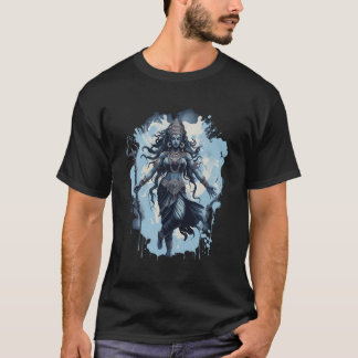 Camiseta Kali Deusa da Morte Tempo e Juízo Final Hinduísmo