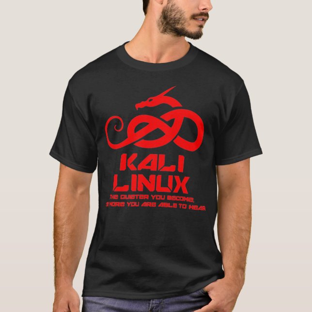 Camiseta Kali Linu com Dragon e Slogan (Frente)