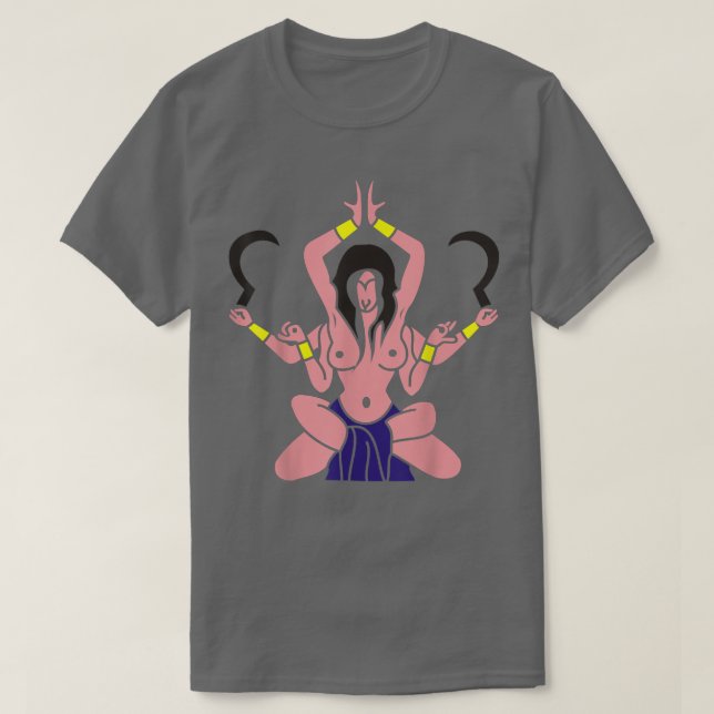 Camiseta Kali THindu Hinduism Gods tee (Frente do Design)