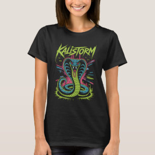 Camiseta KALISTORM – Design de Tecnologia Grafite Cyber Cob
