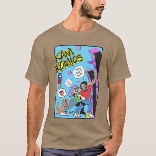 Camiseta Kam Komicsfollow Kam Komicstshirt boy (Frente)