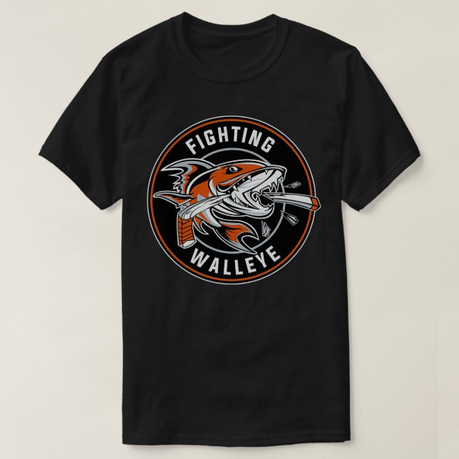 Camiseta Kam River Fighting Walleye (Frente do Design)