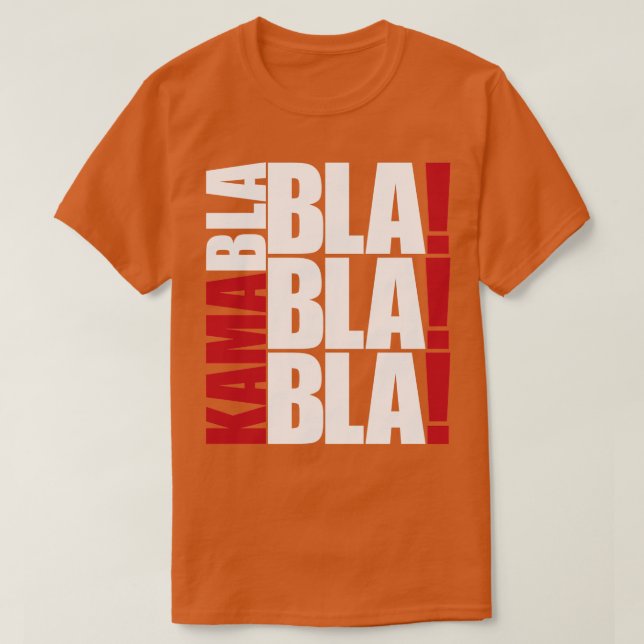 Camiseta Kamabla Blah Blah Eleição 2024 (Frente do Design)