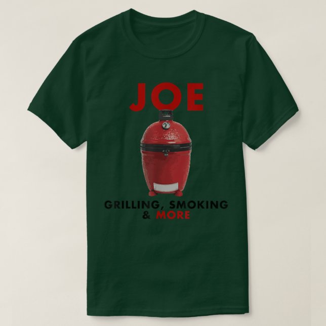 Camiseta Kamado Joe Griling Cozinhar Fumando Grill Chef (Frente do Design)