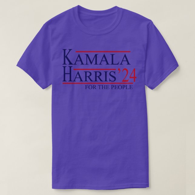 Camiseta Kamala 2024 para as Pessoas 1 (Frente do Design)