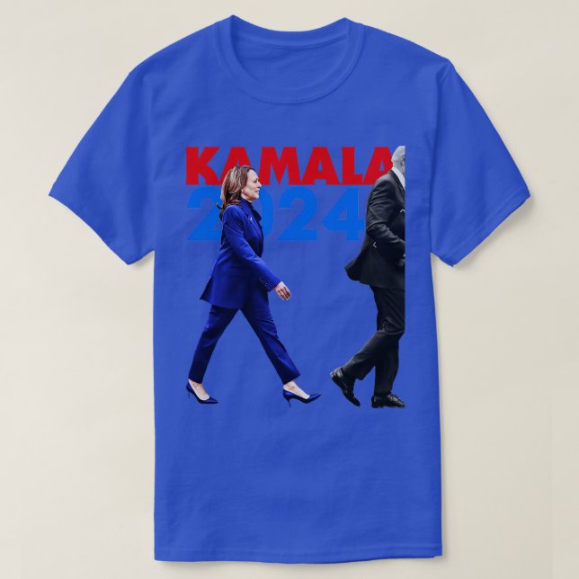 Camiseta Kamala 2024 Passa A Tocha (Frente do Design)