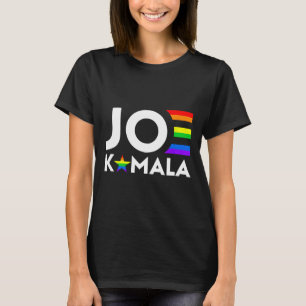 Camiseta Kamala Biden Harris 2020 Lgbt Orgulho gay Flag Dem