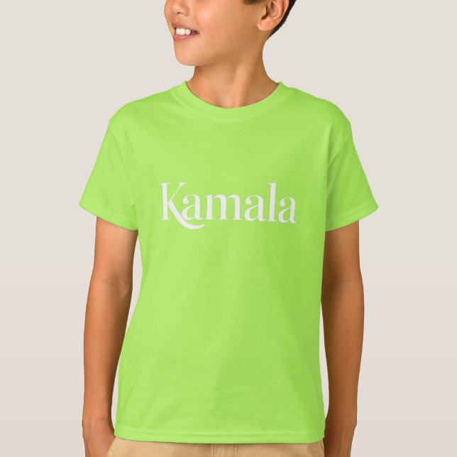 Camiseta Kamala Brat Kamala Harris para o Presidente 2024 (Frente)