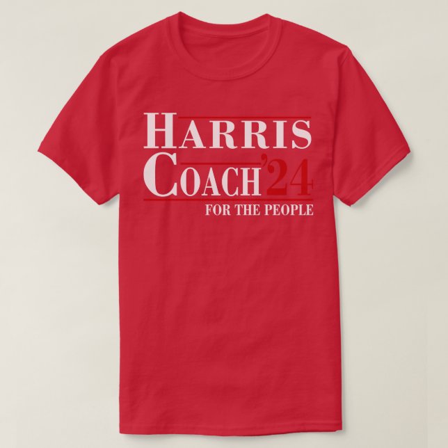 Camiseta Kamala Coach TShirt (Frente do Design)