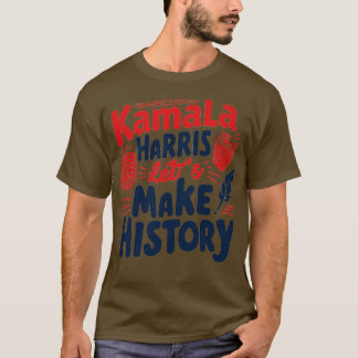 Camiseta Kamala Deixa Fazer História