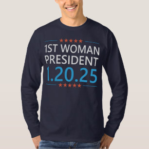 Camiseta Kamala Harris 1ª Mulher Presidente 1.20.25