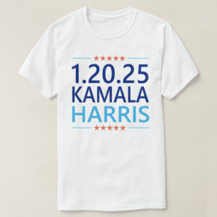 Camiseta Kamala Harris 1ª Mulher Presidente 1.20.25