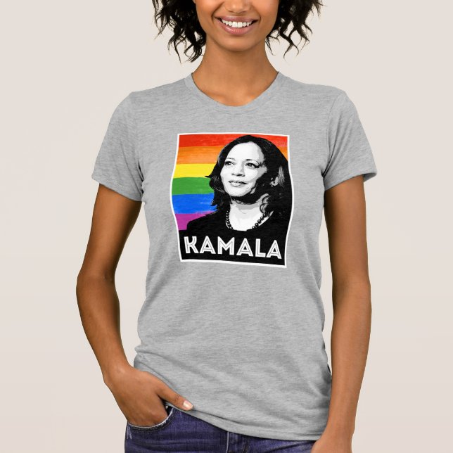 CAMISETA KAMALA HARRIS 2020 PRIDE POSTER (Frente)