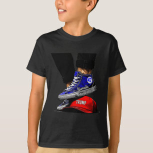Camiseta Kamala Harris 2024 Altos Saltos Em Mega Vermelha