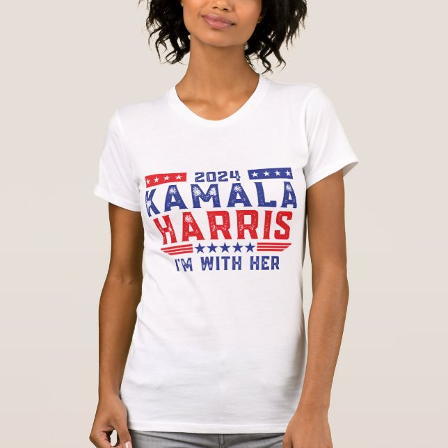 Camiseta Kamala Harris 2024 - Apoiante Eleitoral (Frente)