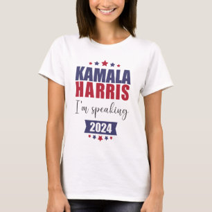 Camiseta Kamala Harris 2024 Estou Falando Citação