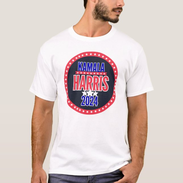 Camiseta Kamala Harris 2024: História do Fazer Novamente (Frente)
